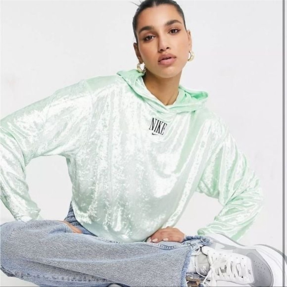 Nike Women's Mint Green Hoodie